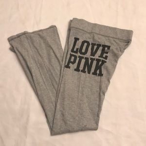 Pink yoga pants